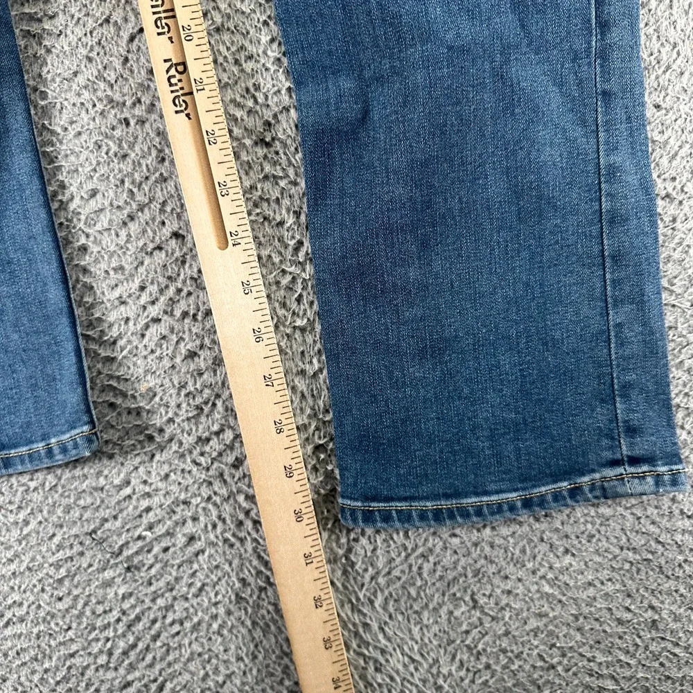 Lucky Brand Lola Jeans Womens 10 Blue Cotton Denim Ankle Straight Faded Stretch‎